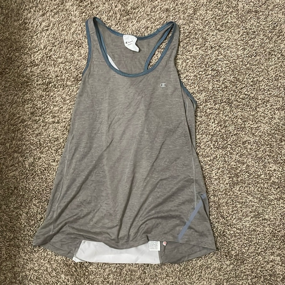 Grey champion tank top
